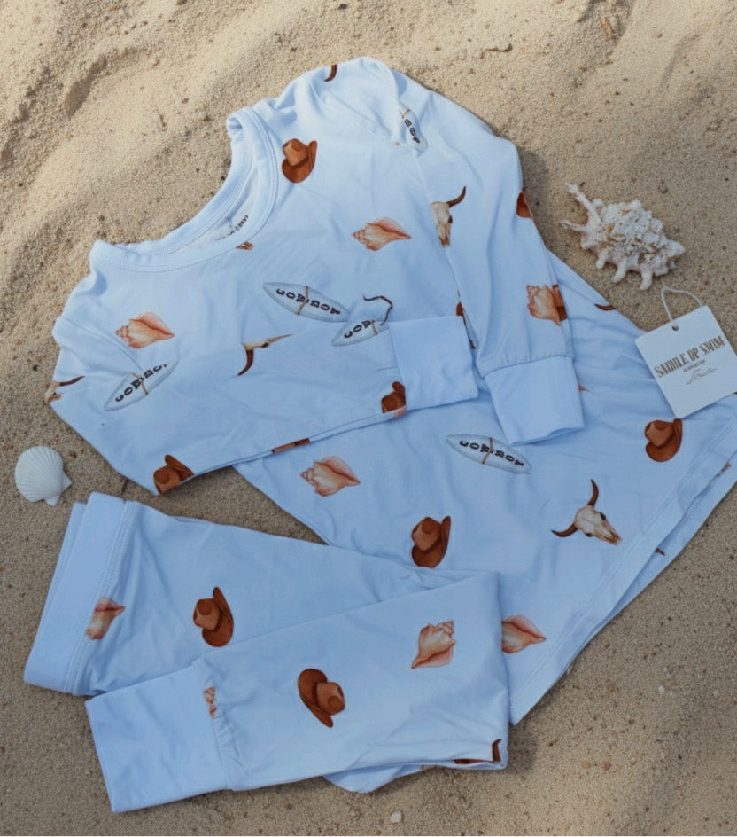 Pyjamas Two Piece Set- Coastal Cowboy ￼