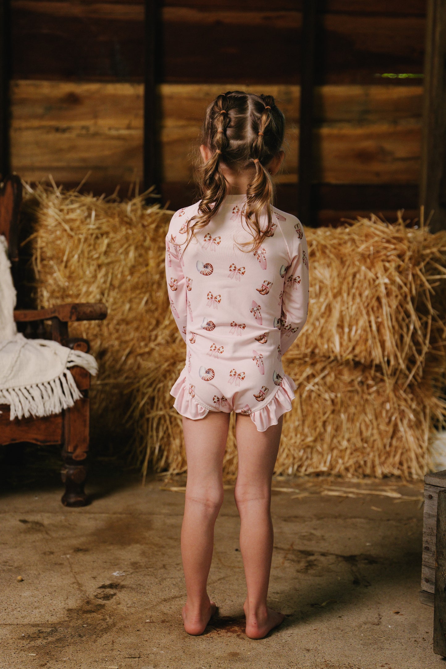 Coastal Cowgirl Long Sleeve Swimsuit