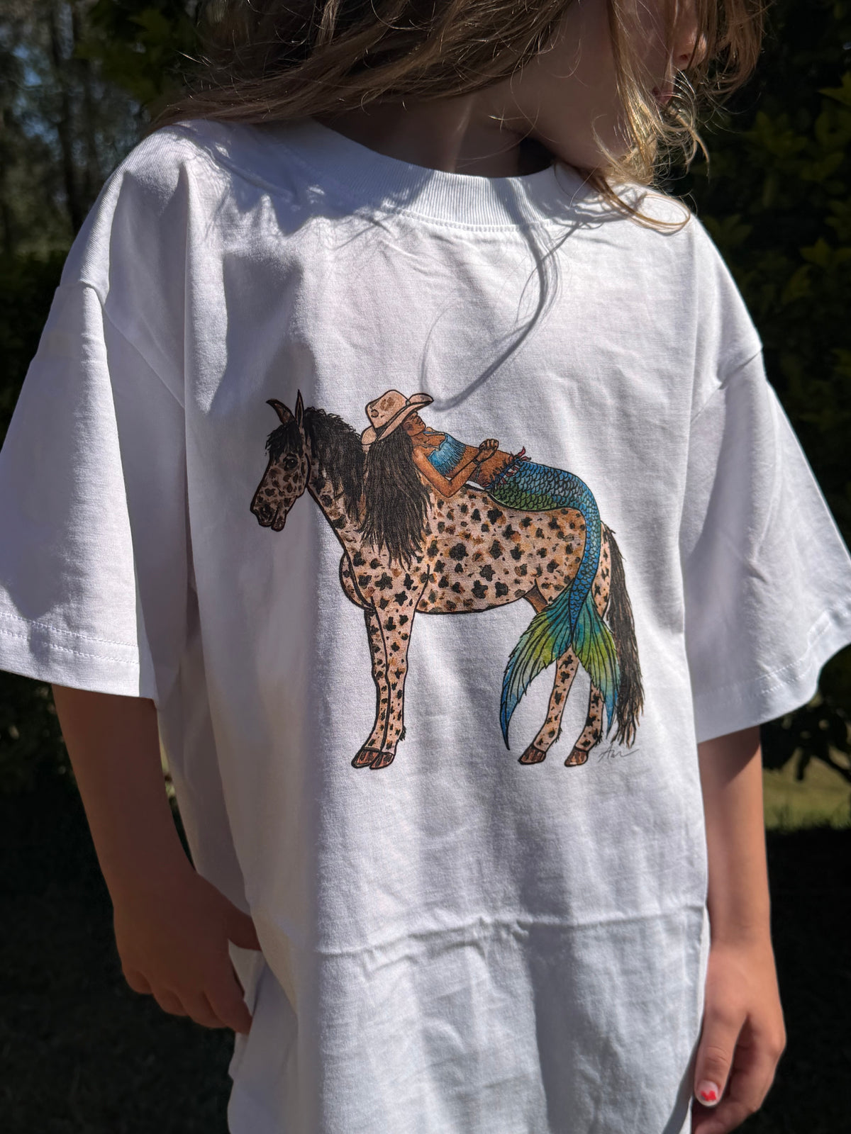 Mermaid Trails- Girls Tee